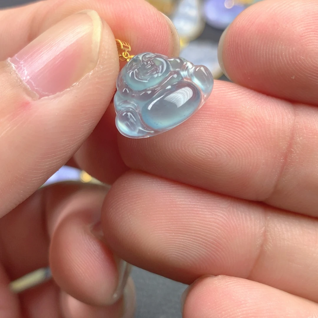 【闪购商品】颈饰18K金镶嵌翡翠翡翠
