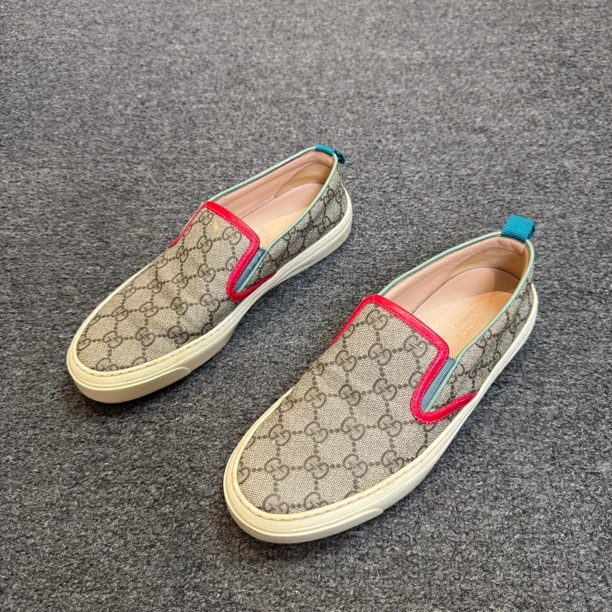95新 GUCCI/古驰 Gucci 乌木色一脚蹬36.5码/2993