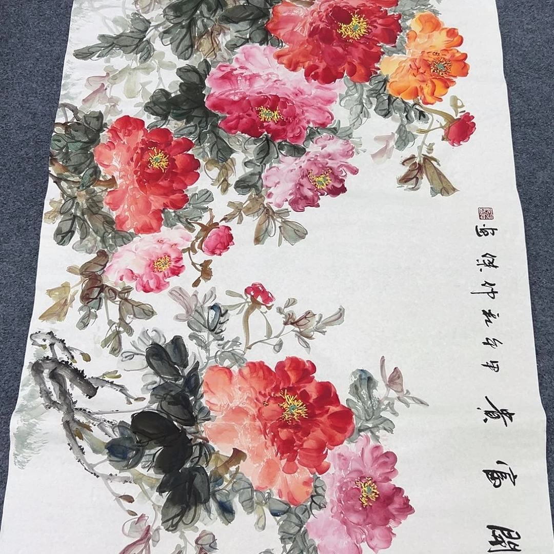 国画国画作品纯手绘作品