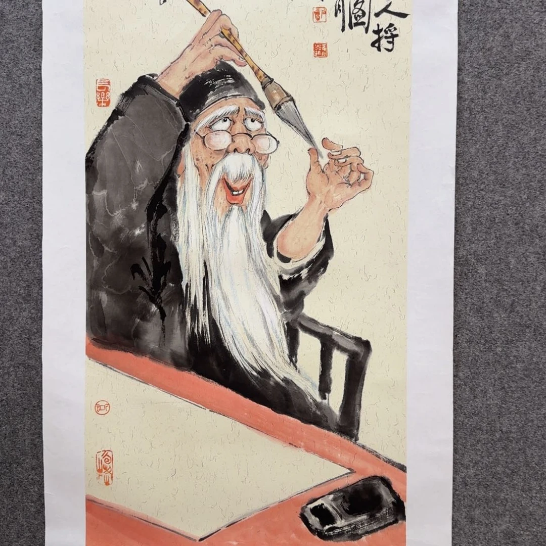 国画石僧老师手绘作品