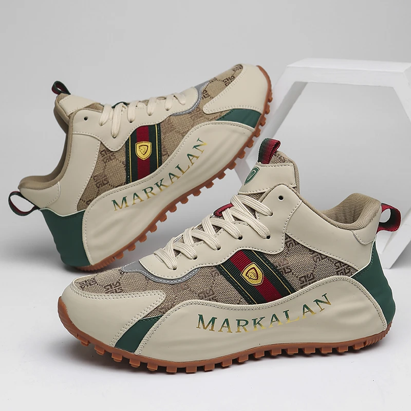 马克艾伦秋季男鞋潮流休闲轻奢高帮运动潮鞋秋天加厚棉鞋MK899