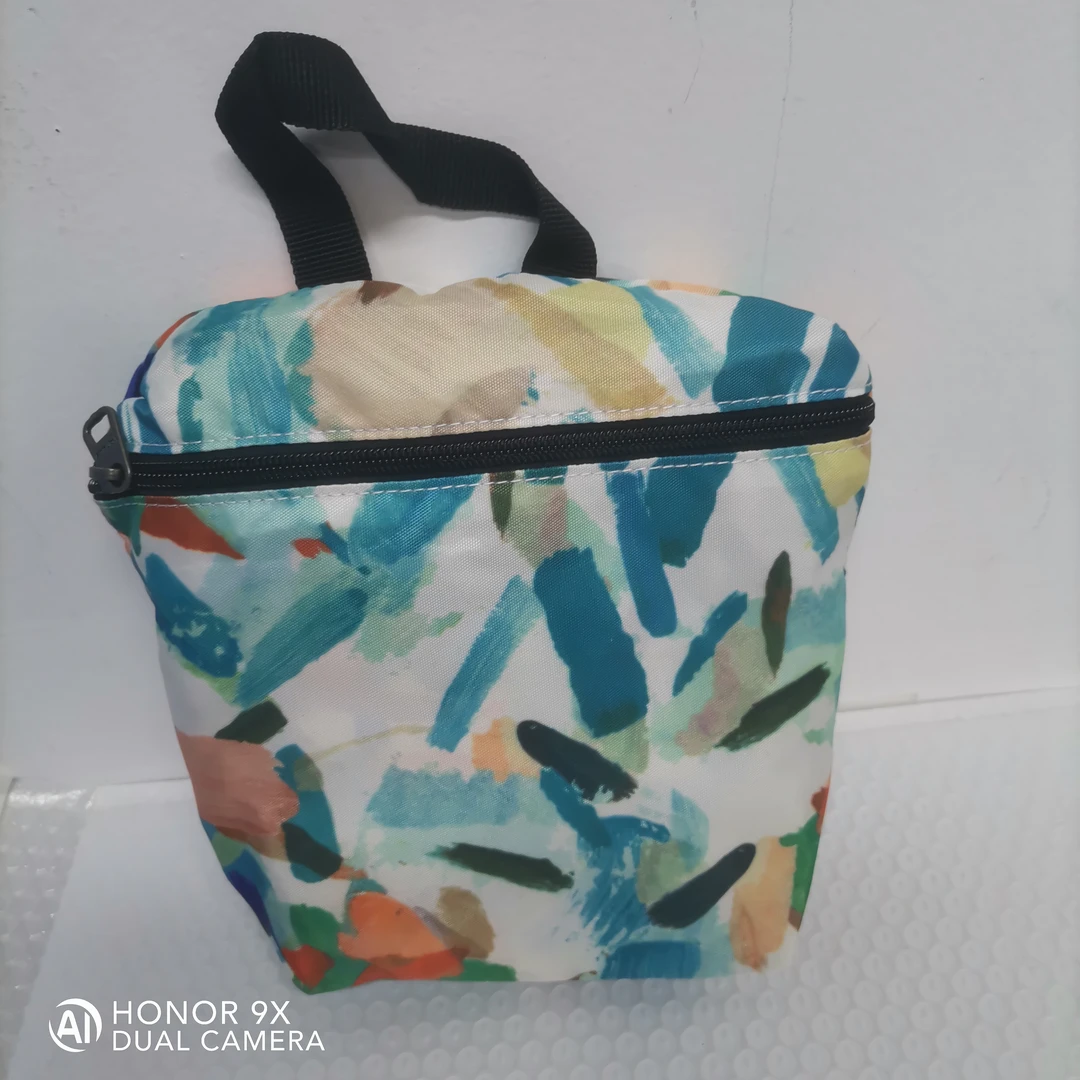 经典时尚折叠双肩包1290-3