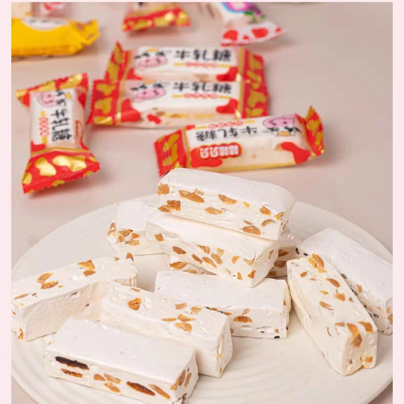 花生牛扎牛轧糖休闲零食糖果混合糖果手工糖果网红花生奶糖批发