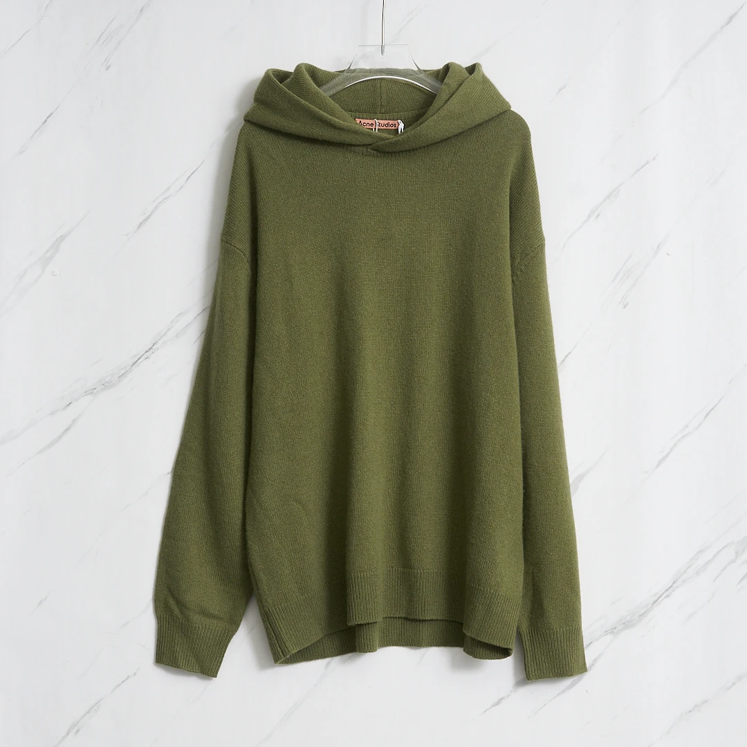 Acne Studios男士简约连帽针织衫/A5BU00015