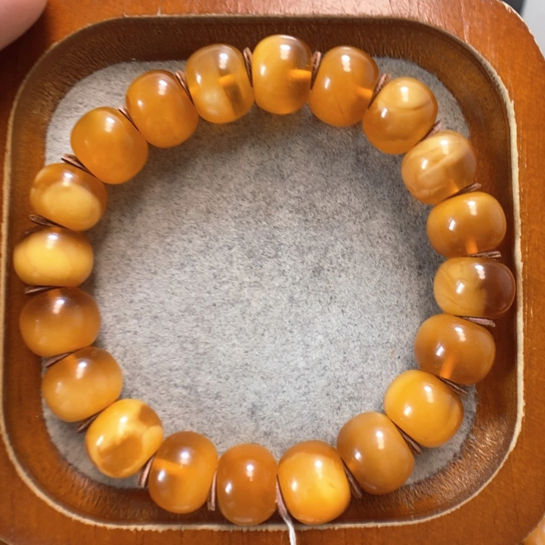 未镶嵌蜜蜡手串蜜蜡手串