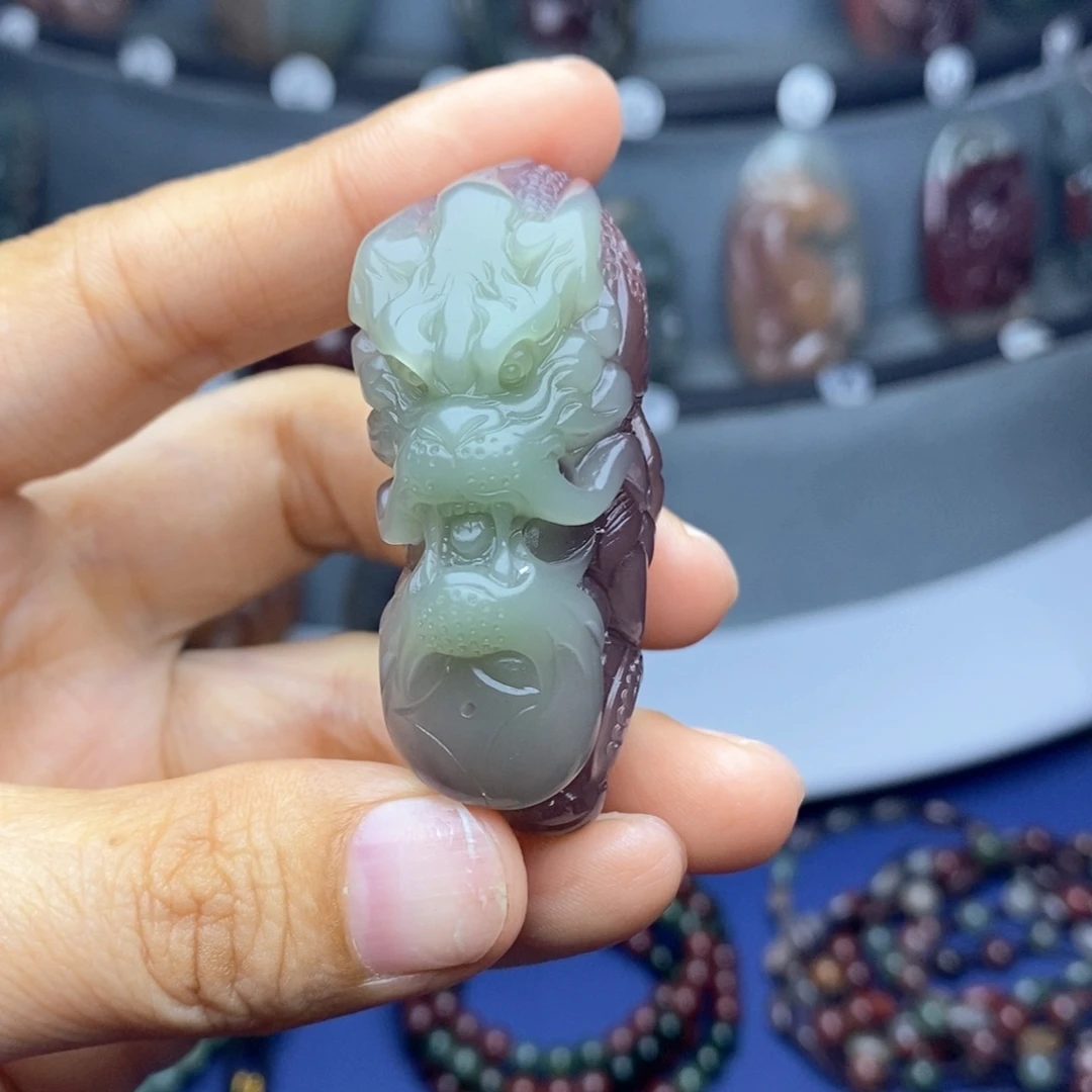 玛瑙/玉髓未镶嵌吊坠(不含链)