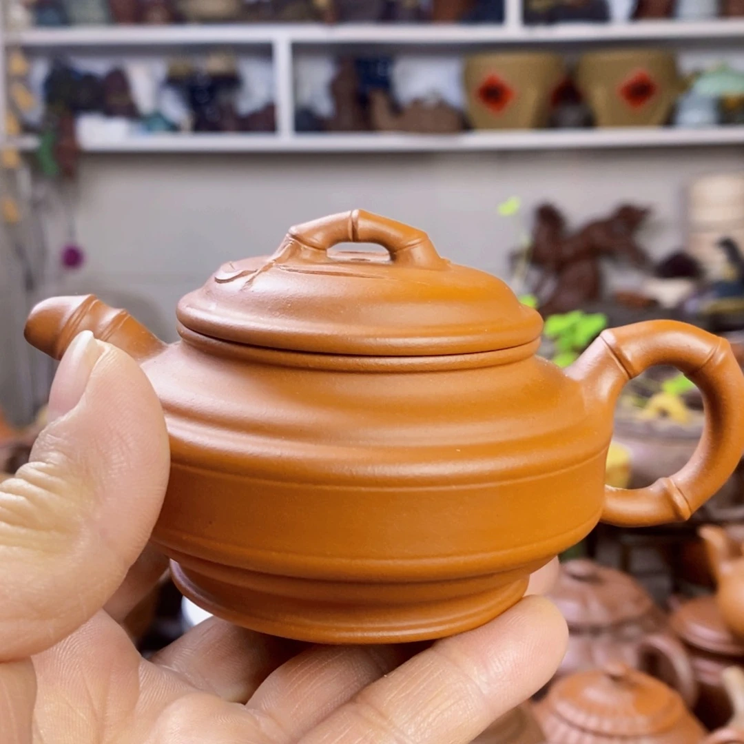 红泥茶壶又****了原矿紫