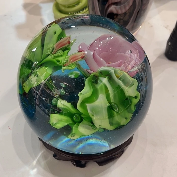 小***~纯手工制作琉璃产品裂底之一