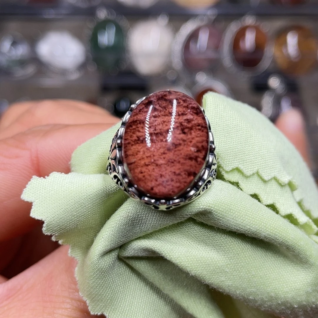 【闪购商品】水晶珠宝半成品银S925镶嵌戒指