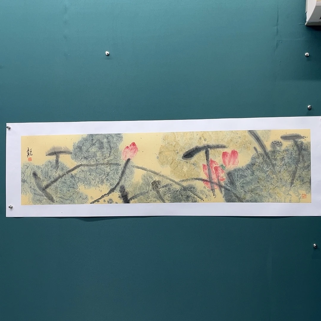 国画艺术家真人手绘