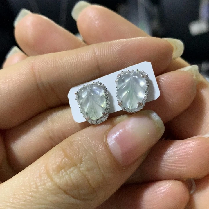 翡翠银S925镶嵌戒指