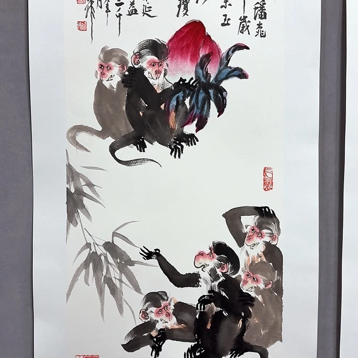 国画亲笔手绘放心去藏