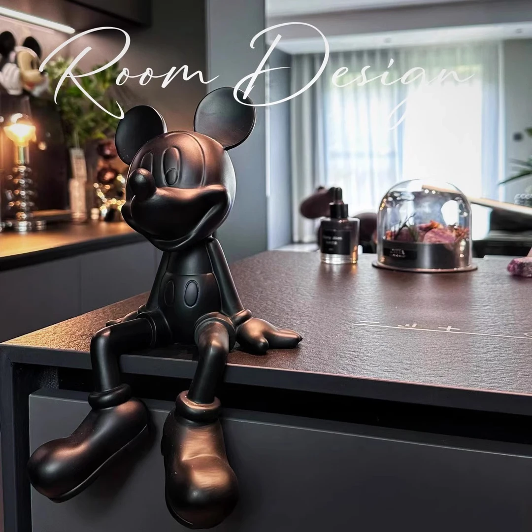 （小天鹅专属）30CM大号米奇客厅摆件玄关电视柜酒柜装饰品摆件乔迁