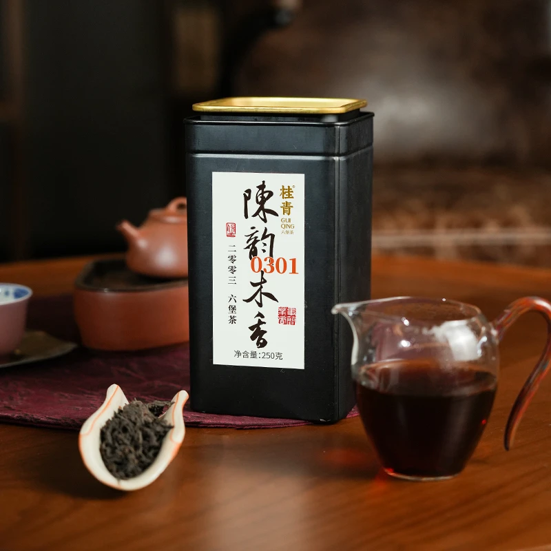 0301陈韵木香特级2003广西黑茶桂青六堡茶小师姐评茶【六堡专场】