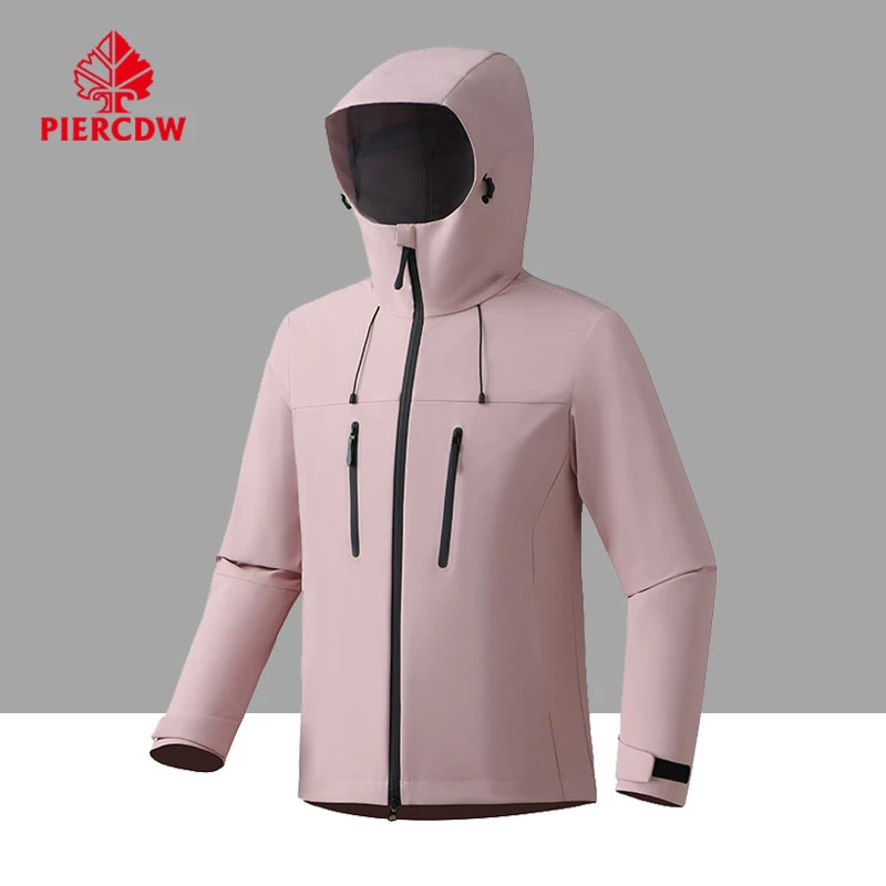 『PIERCDW帕瑞萨』户外冲锋衣女防水防风2025新款春秋季软壳外套男