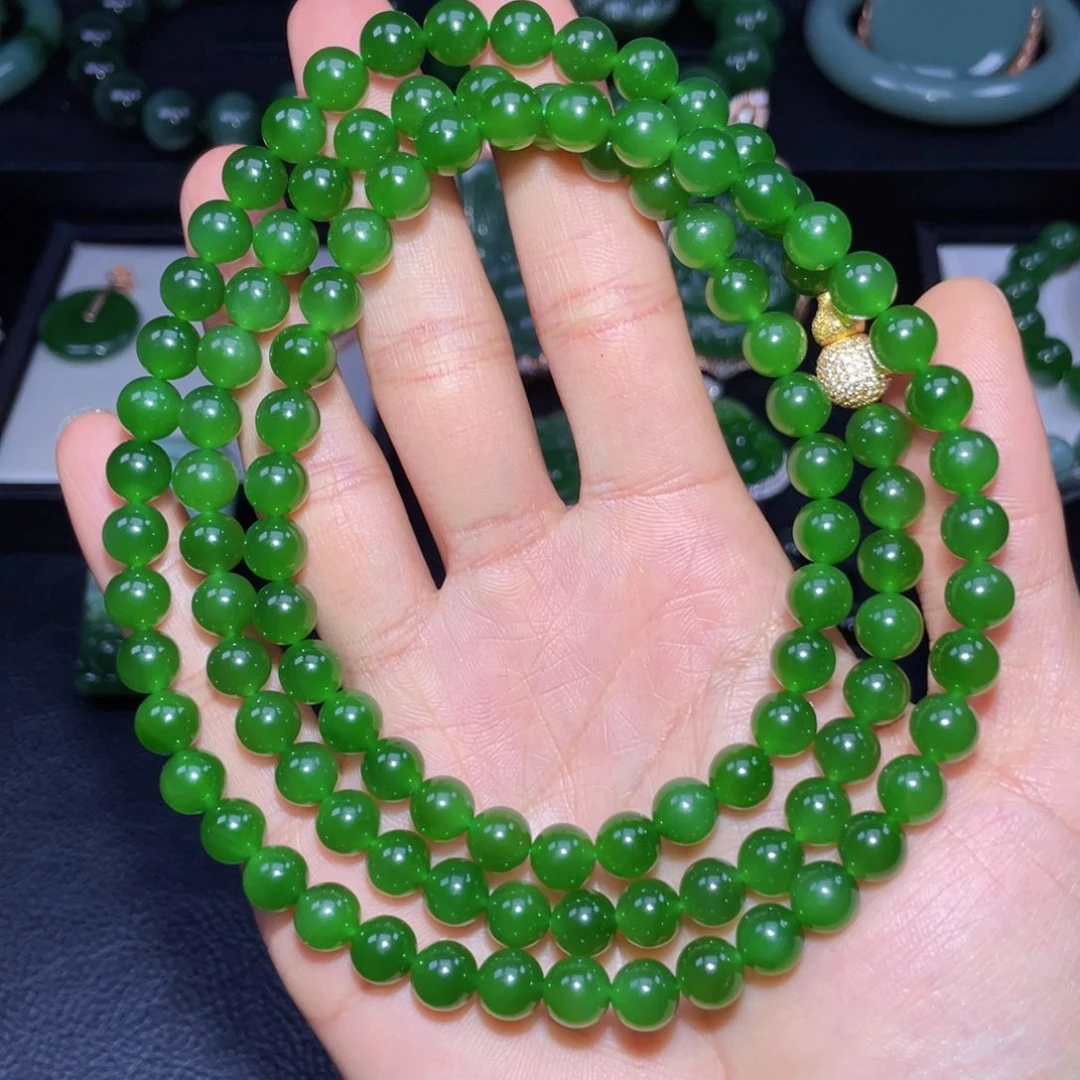 A***️和田玉未镶嵌手链