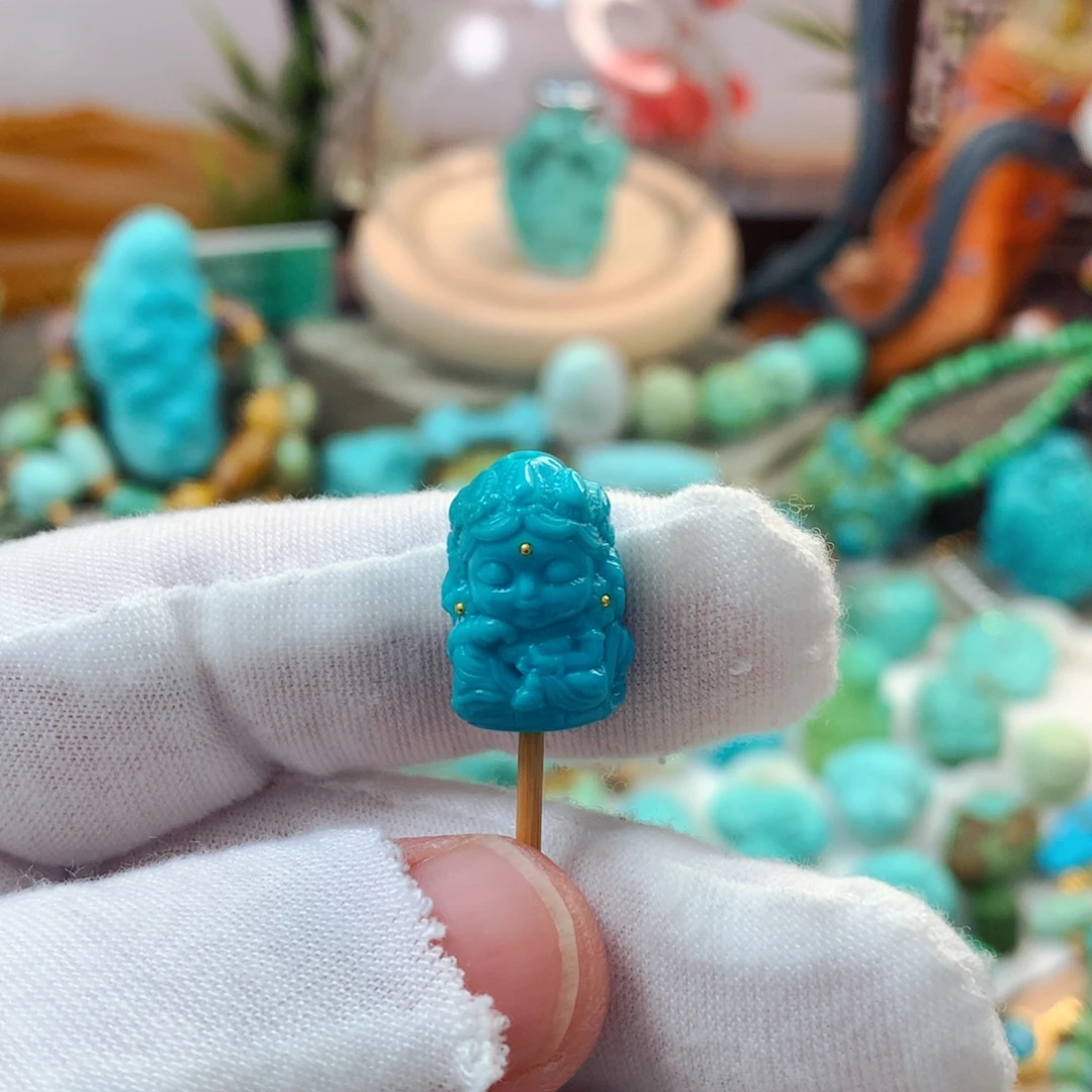 绿松石未镶嵌珠宝半成品