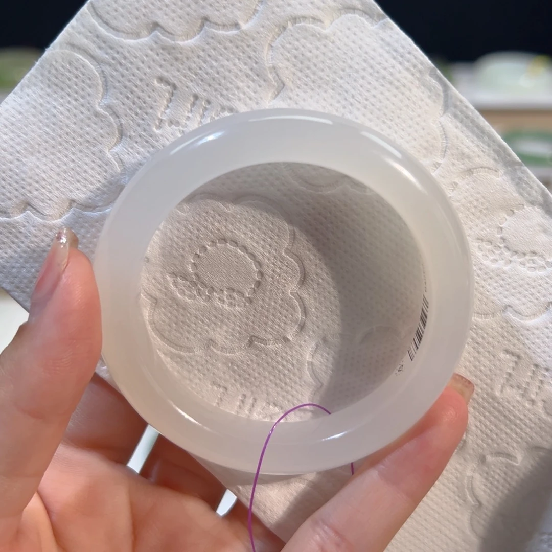 和田玉手镯未镶嵌冰羊脂