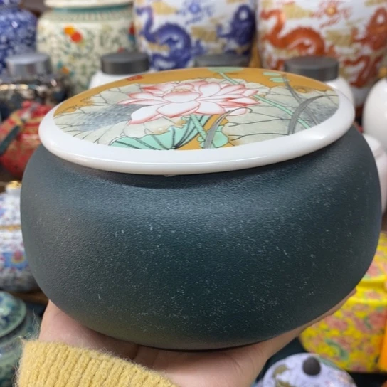 瓷片陶瓷密封罐茶叶罐