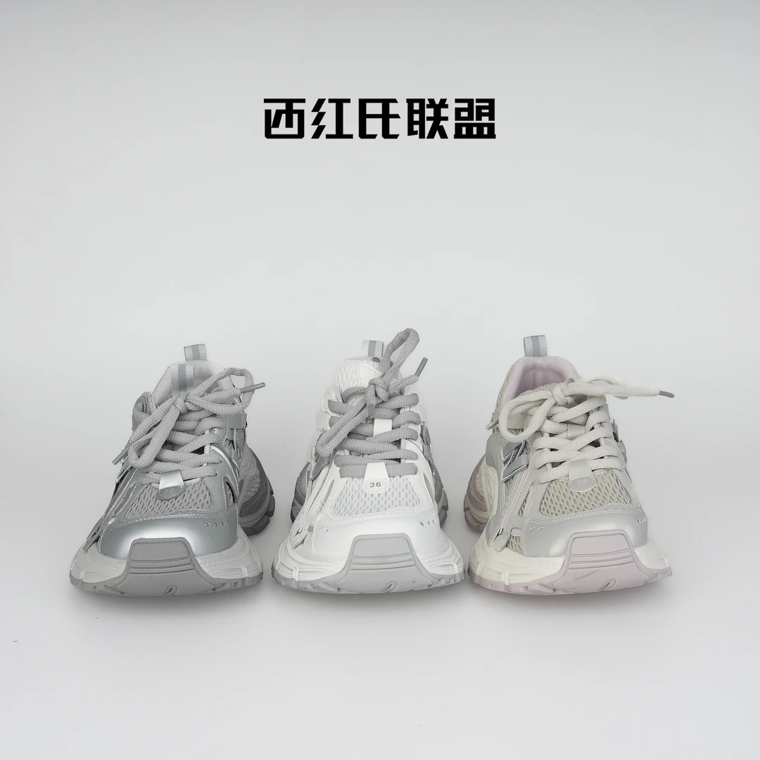【西红氏联盟】新款透气防滑百搭休闲老爹鞋S10639-12710跟高5cm