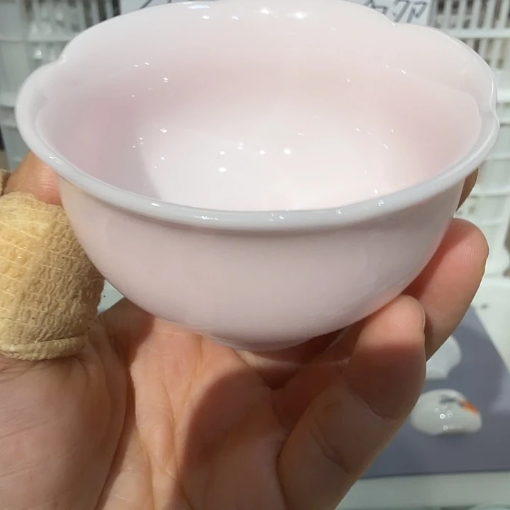 冰种花瓣杯主人杯100粉色