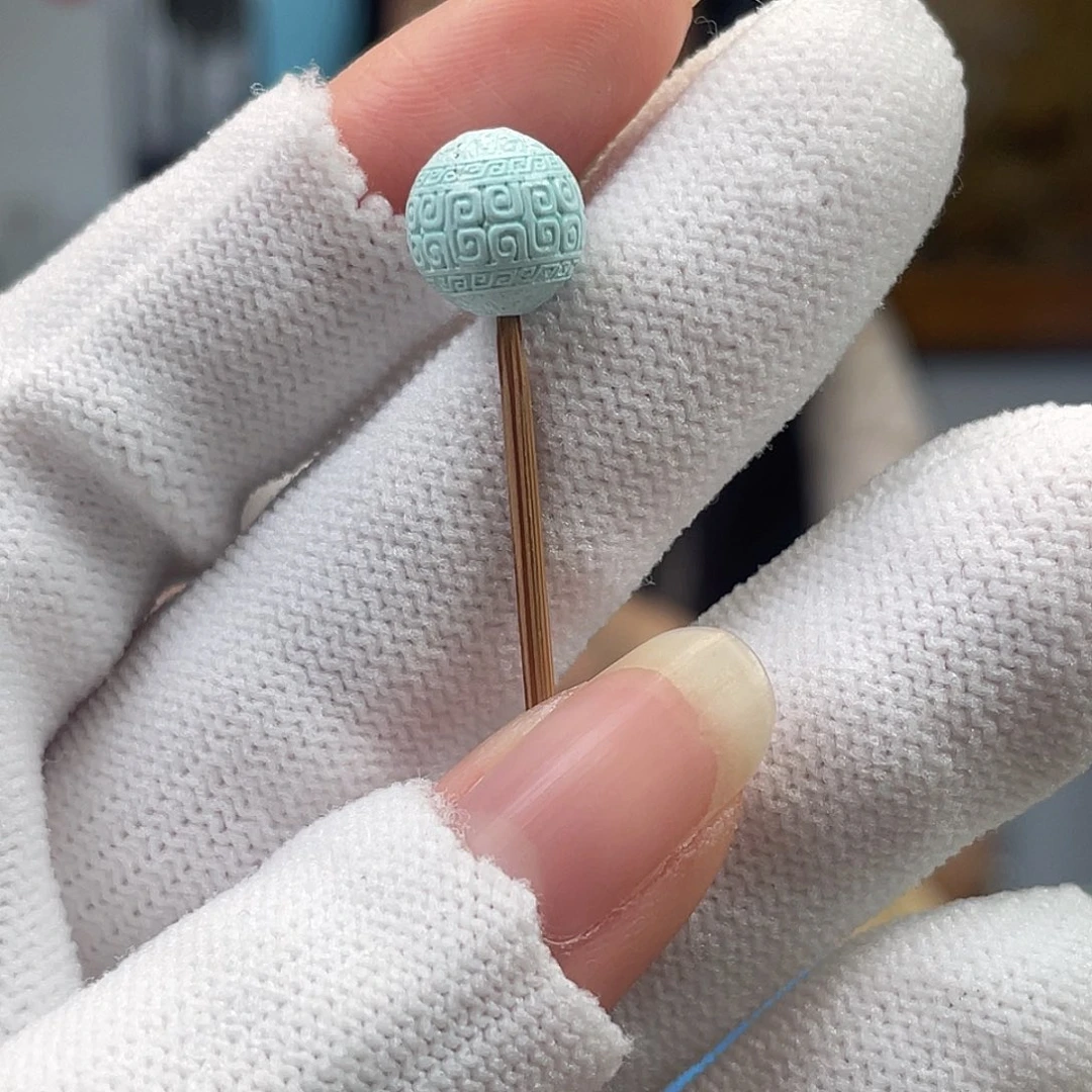 绿松石未镶嵌挂件