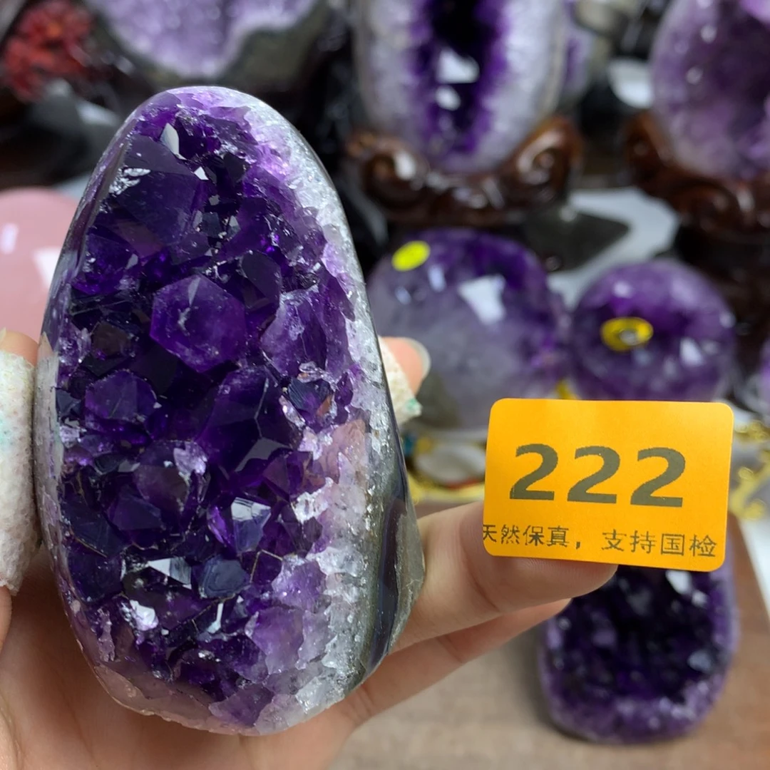 未镶嵌摆件紫晶紫晶