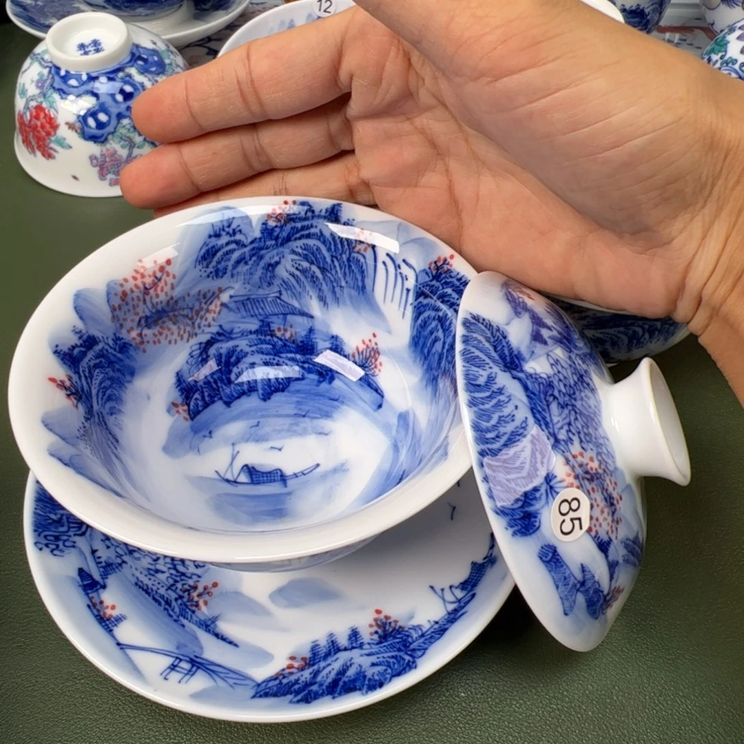景德镇纯手工纯手绘茶具木木85