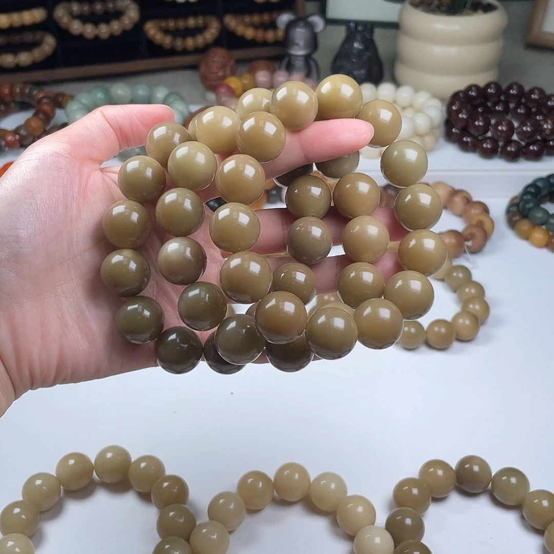 菩提根/象牙果手串福利圆珠手串瑕疵不补