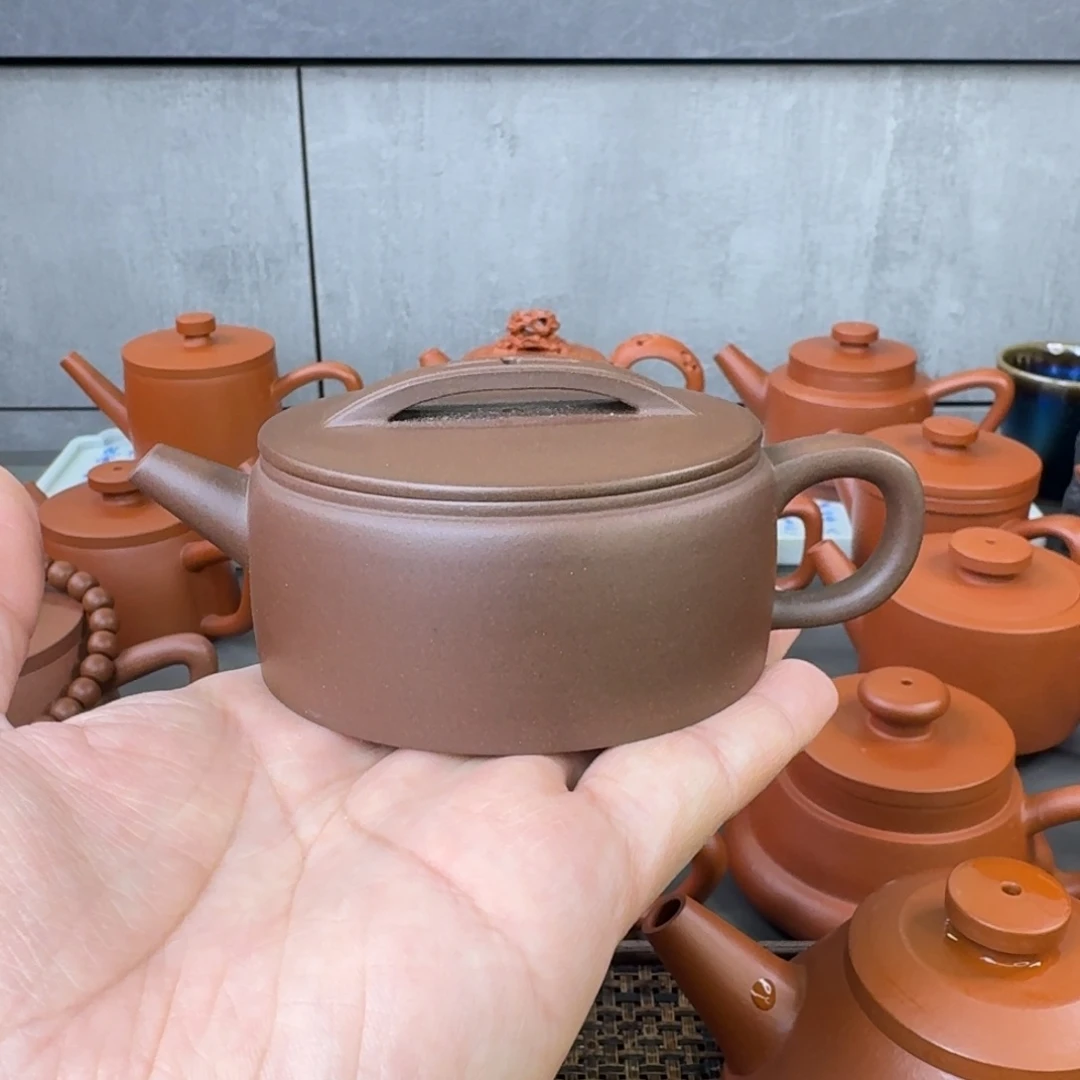 紫砂茶壶精工半手汉瓦