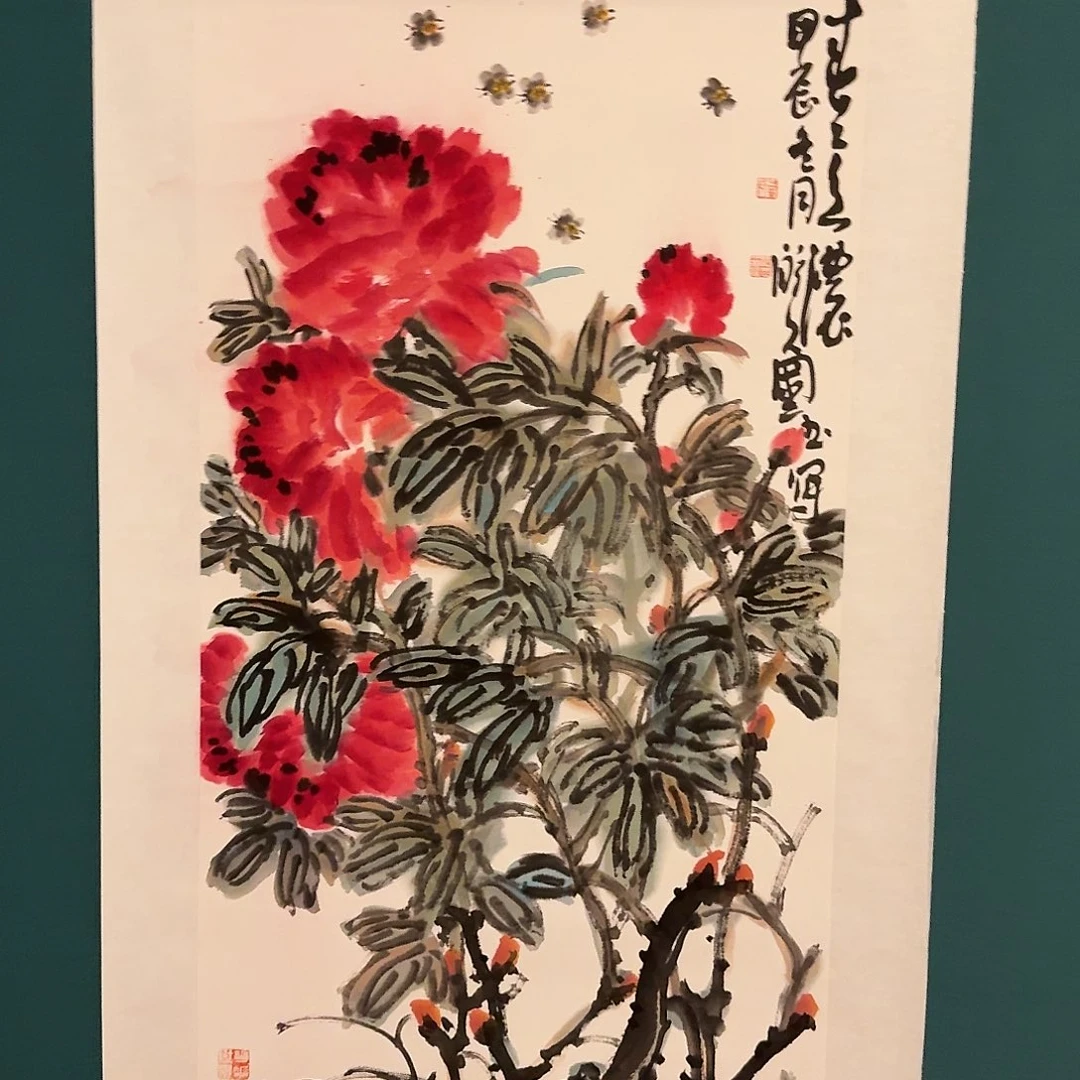 国画单老师作品画作