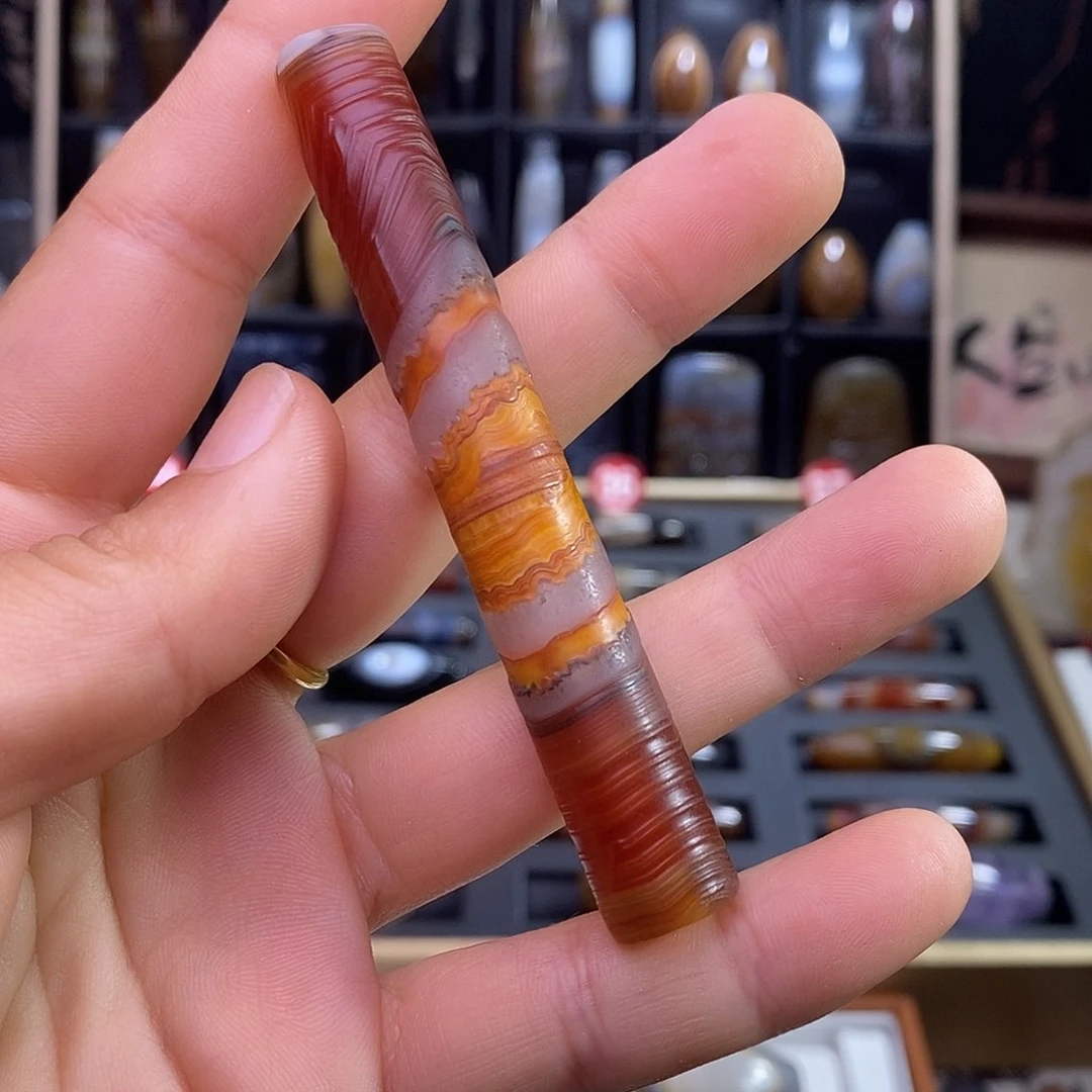 玛瑙/玉髓颈饰合金弹*