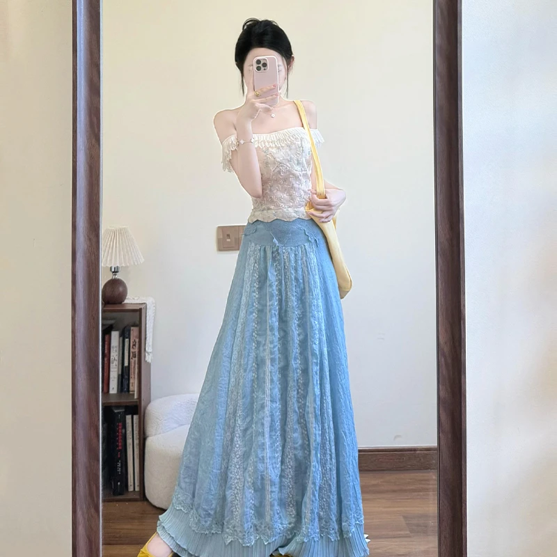 小香学院风粉色衬衫连衣裙子女2025新款小个子穿搭一整套两件套装