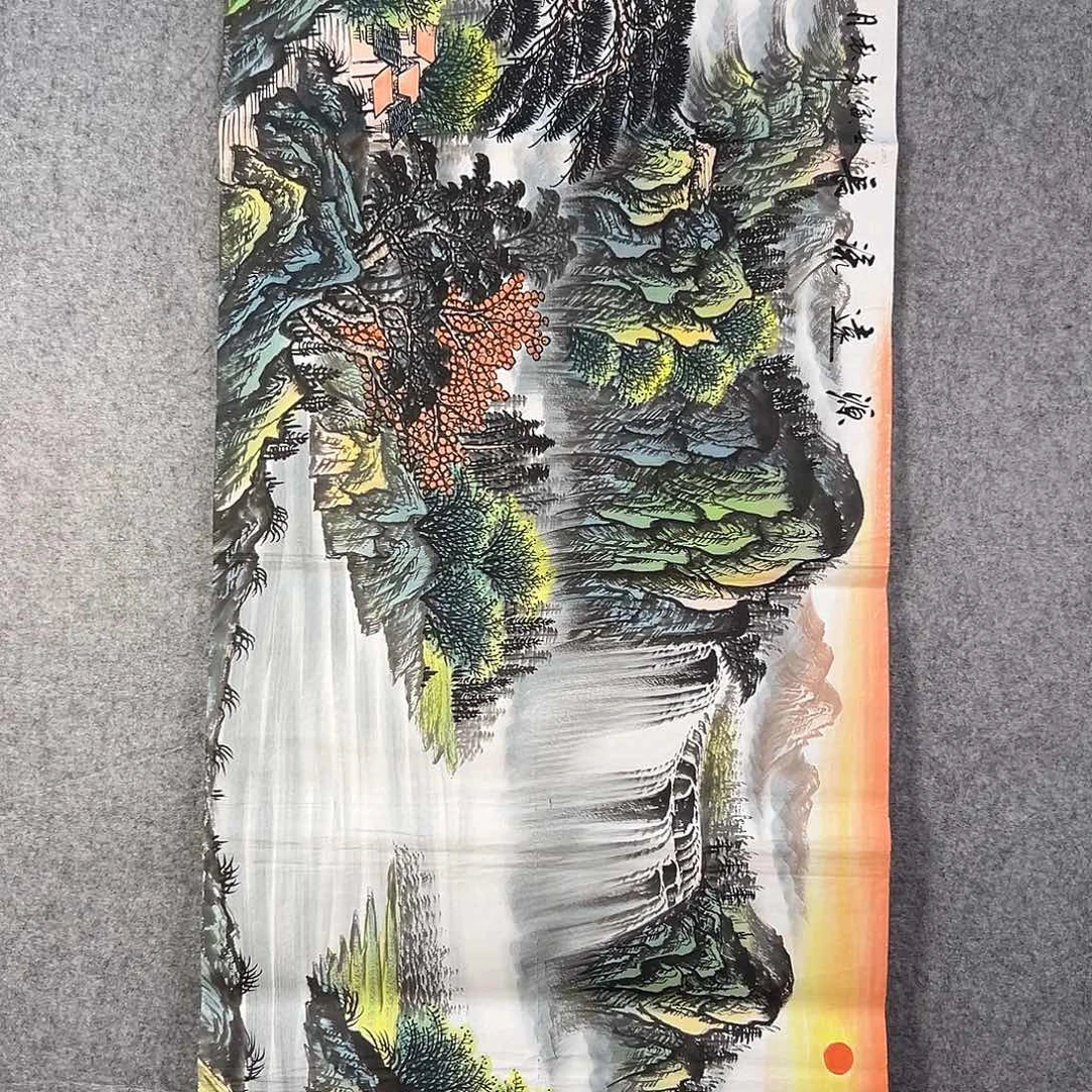 国画380 花鸟在此鸣叫时还要一