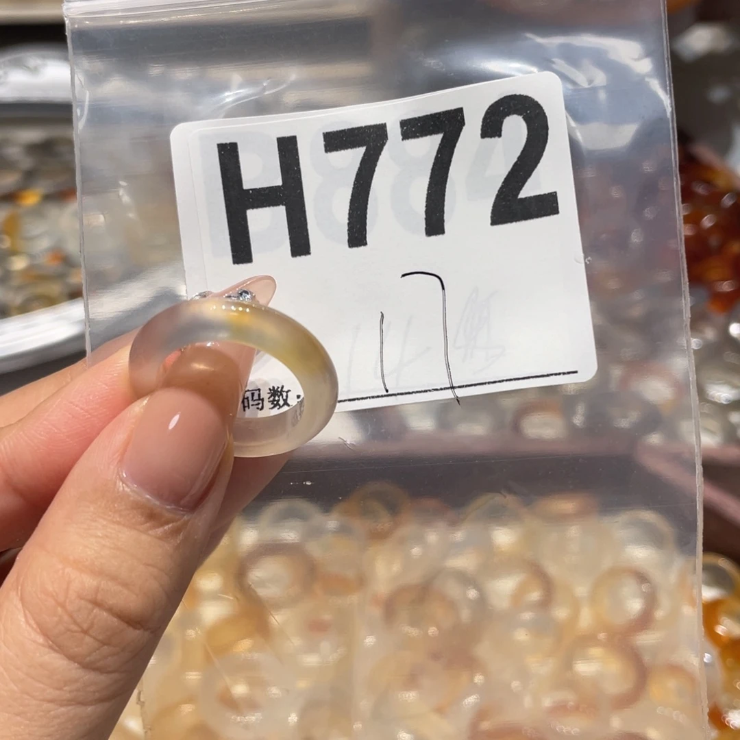 未镶嵌戒圈玛瑙/玉髓772