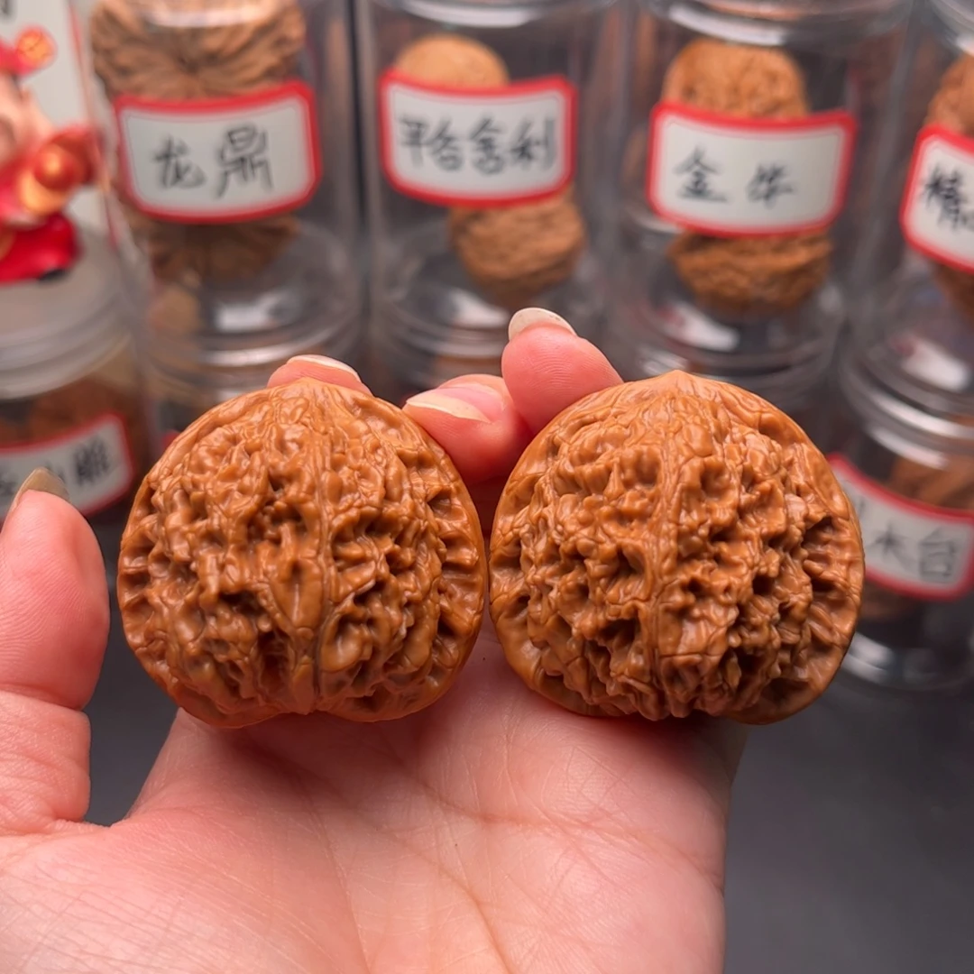 把件文玩核桃43老树水龙纹