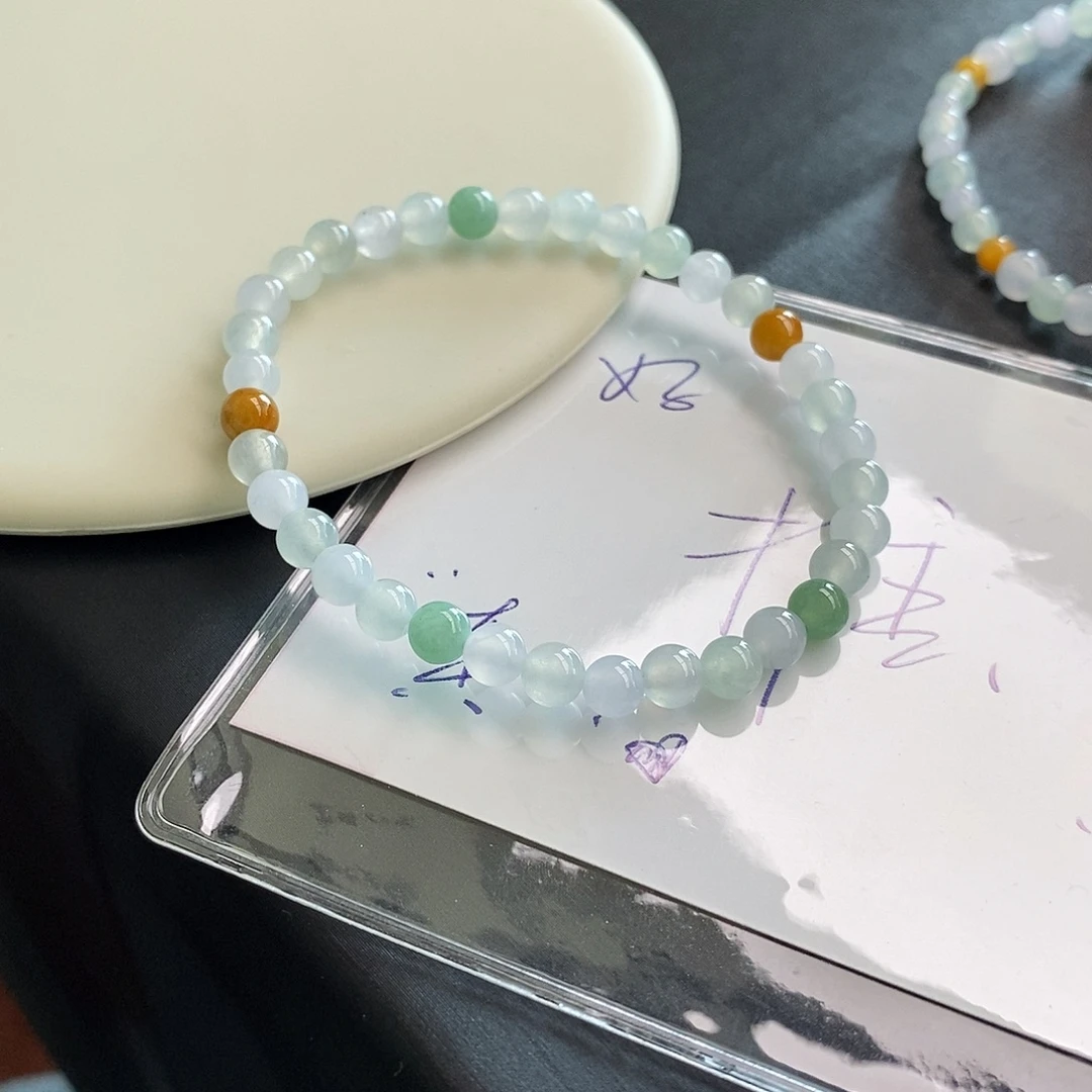 翡翠未镶嵌手链卡5