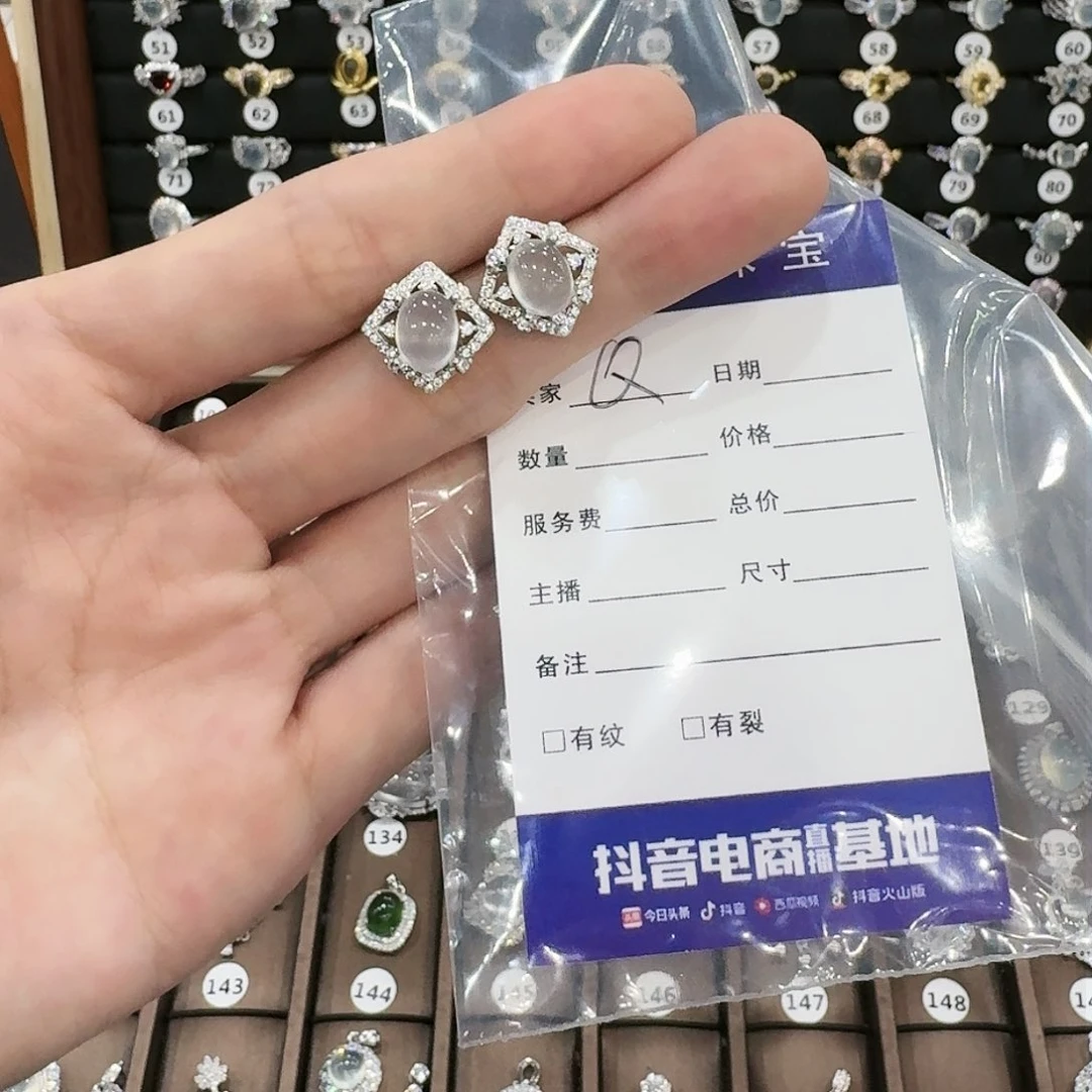 蛇纹石玉颈饰银S925镶嵌Q*