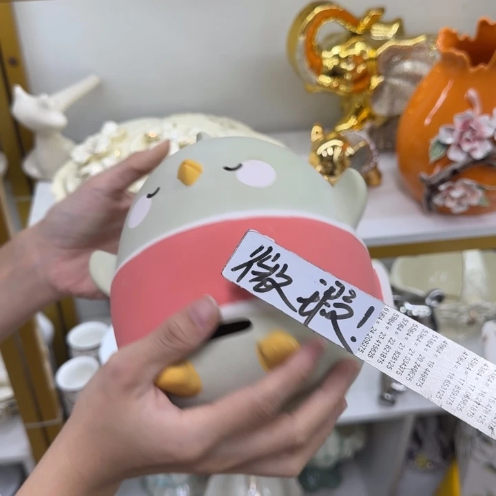 瓷片陶瓷工艺花瓶摆件