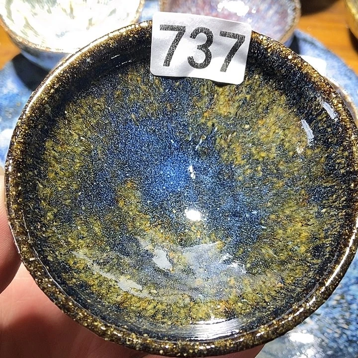 茶盏龙窑柴烧柴烧落灰