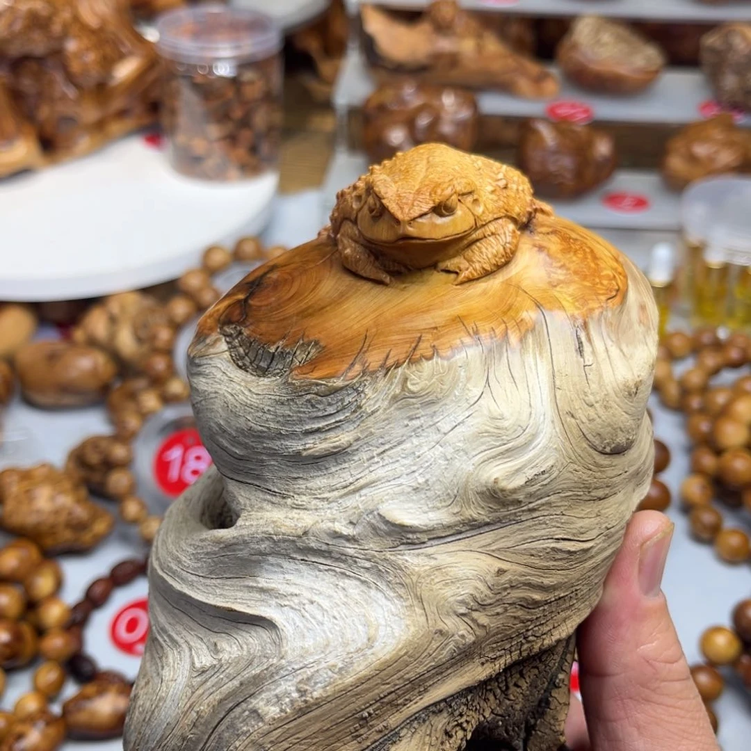 柏木（崖柏）火**开太行崖柏木头料