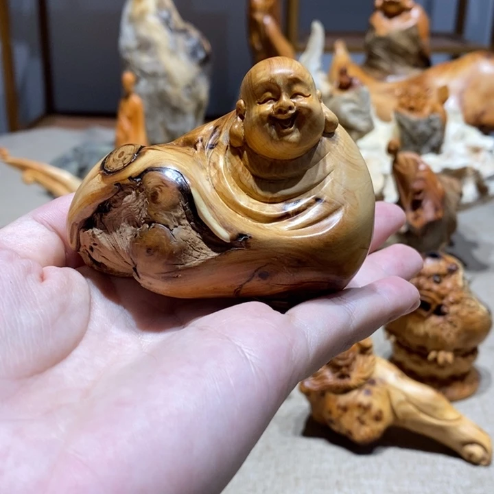 柏木（崖柏）双色手把乐乐