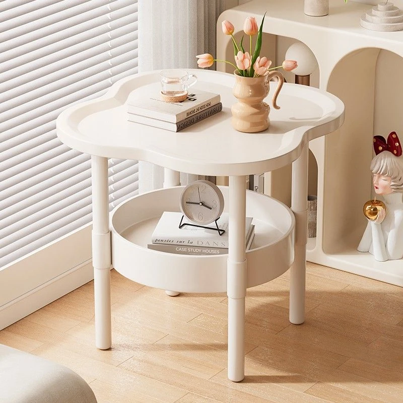 沙发边几网红小桌子现代简约轻奢茶几可移动卧室床头柜沙发边柜C