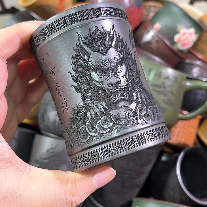 茶杯紫砂全手工紫砂主人杯