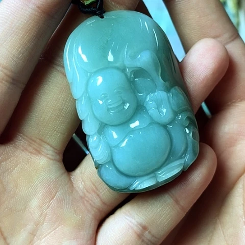 颈饰未镶嵌翡翠福豆豆珠宝翡翠颈饰