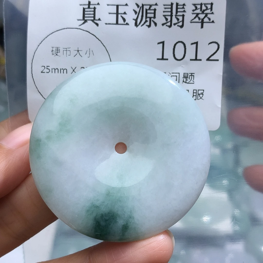 翡翠未镶嵌颈饰1012