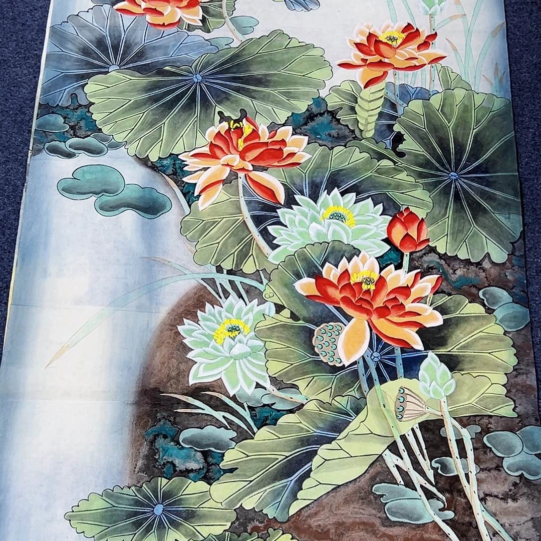 国画事事顺心如意万事如意