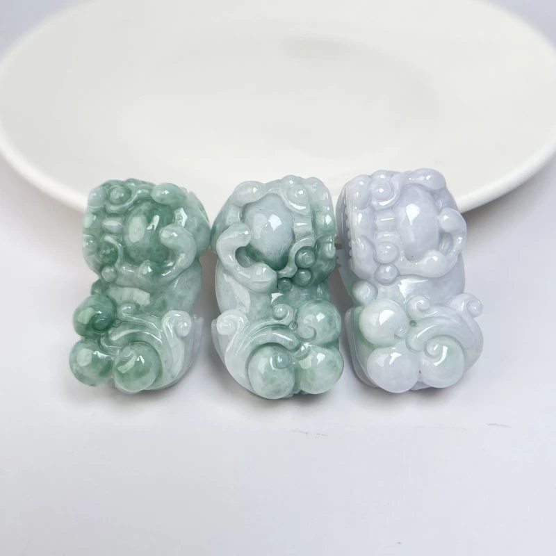 菲菲珠宝好~翡翠貔貅23*41mm吊坠~多样性发一