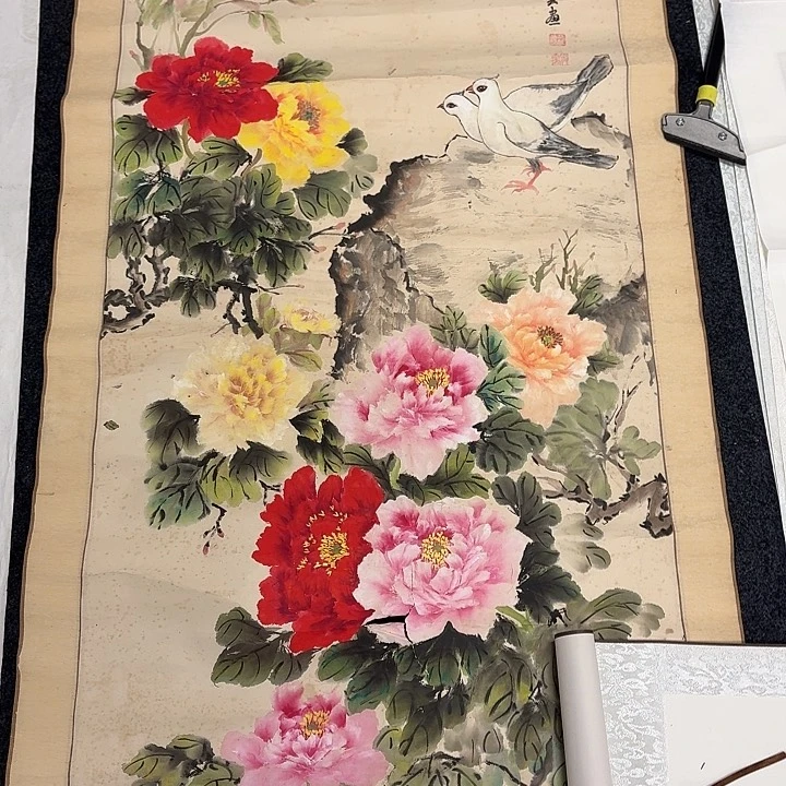 国画老**棋手绘作品欣赏46