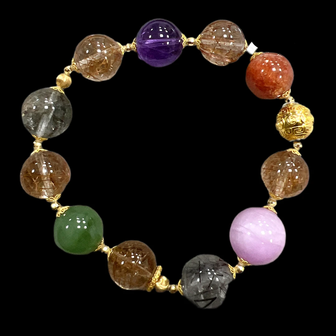 N2389多宝18k手串多样性发一